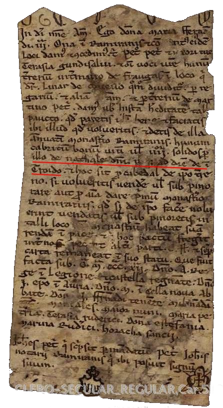 Foro do mosteiro de Ramirás. 1274