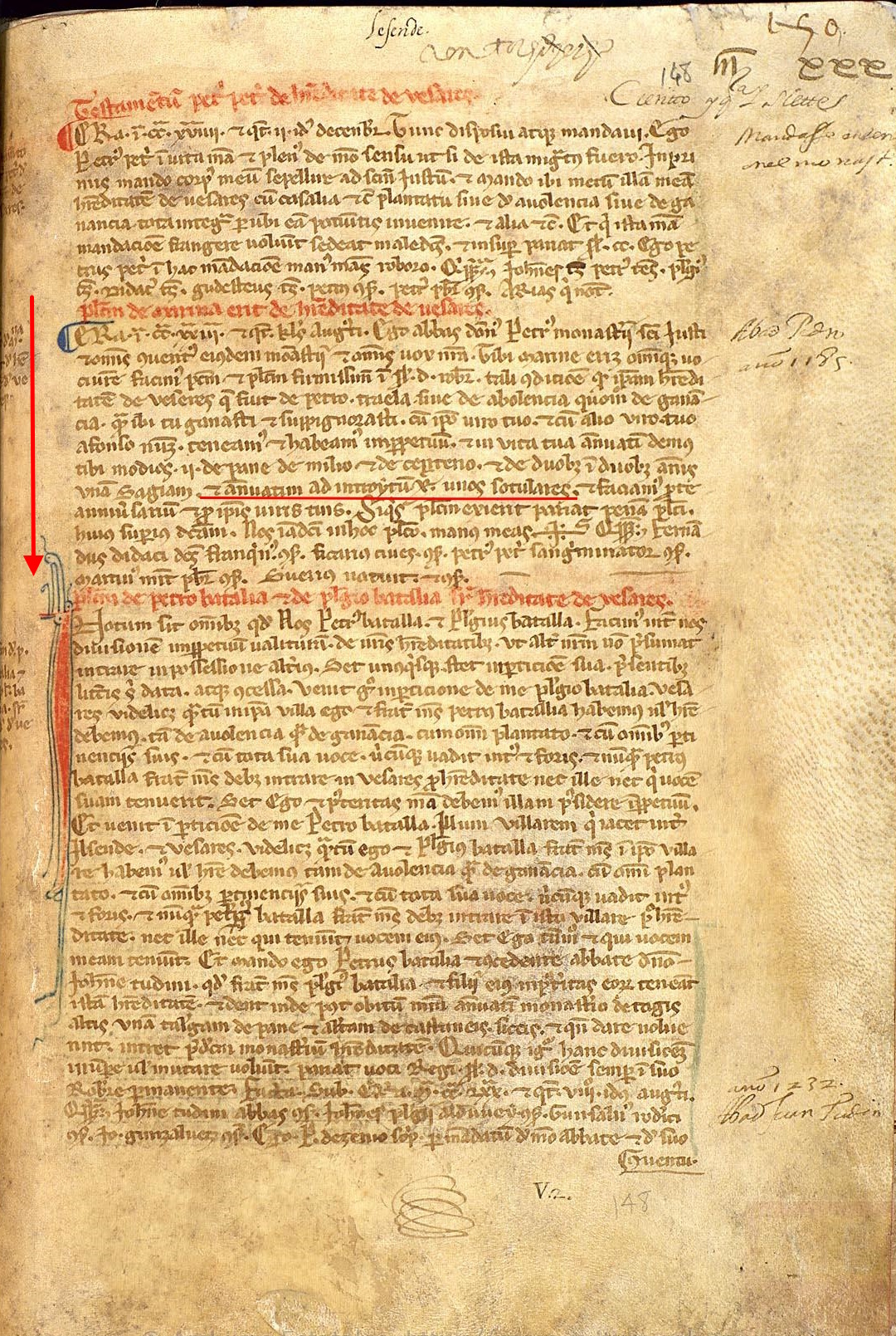 Tombo de Toxosoutos. 1185